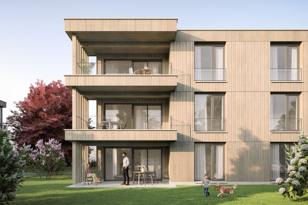 Gebäudefassade Holz